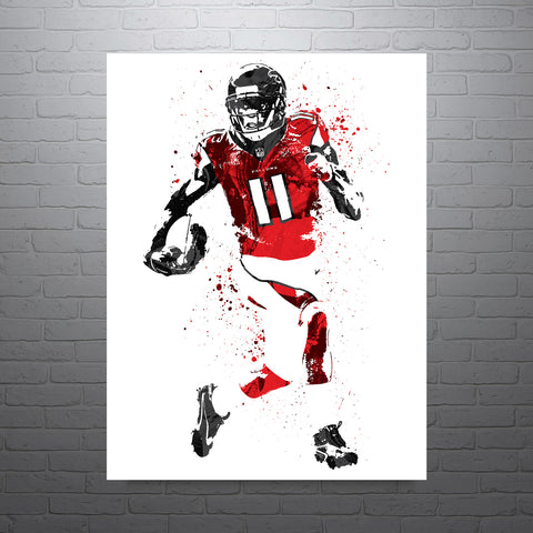 Julio Jones Atlanta Falcons Football Art Poster