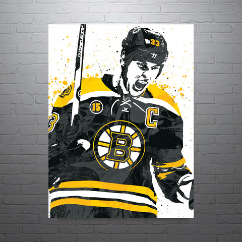 Zdeno Chara Boston Bruins Hockey Art Poster