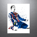 Luis Suarez FC Barcelona Soccer Futbol Art Poster