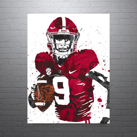 Bryce Young Alabama Crimson Tide NCAA College Art Poster