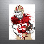 Christian McCaffrey San Francisco 49ers Football Art Poster