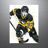 Sidney Crosby Pittsburgh Penguins Hockey Art Poster