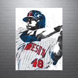 Torii Hunter Minnesota Twins Baseball Art Poster