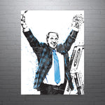 Roy Williams North Carolina NCAA College Art Poster