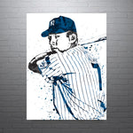 Mickey Mantle New York Yankees Baseball Art Poster