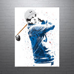 Jordan Spieth Golf Art Poster