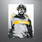 Mike Tomlin Pittsburgh Steelers Football Art Poster