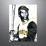 Roberto Clemente Pittsburgh Pirates Baseball Art Poster