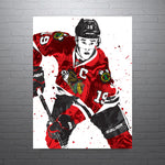 Jonathan Toews Chicago Blackhawks Hockey Art Poster