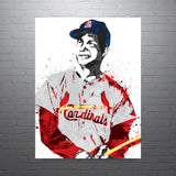 Stan Musial Cardinals St. Louis Cardinals Baseball Art Poster