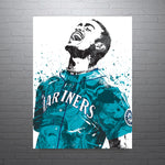 Julio Rodríguez Seattle Mariners Baseball Art Poster