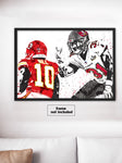 Antoine Winfield Jr Tampa Bay Bucs Football Art Poster