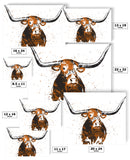 Texas Longhorns Bevo NCAA College Art Poster