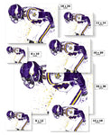 Randy Moss Mooning Minnesota Vikings Football Art Poster