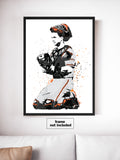 Buster Posey San Francisco Giants Baseball Art Poster