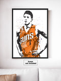 Devin Booker Phoenix Suns Basketball Art Poster