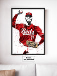 Hunter Greene Cincinnati Reds Baseball Art Poster