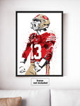 Brock Purdy San Francisco 49ers Football Art Poster