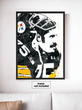 Mean Joe Greene Pittsburgh Steelers Football Art Poster