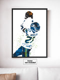 Tariq Woolen Seattle Seahawks Football Art Poster