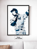 Alex Rodriguez New York Yankees Baseball Art Poster