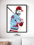 Ozzie Smith Cardinals St. Louis Cardinals Baseball Art Poster