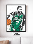 Jaylen Brown Boston Celtics Basketball Art Poster