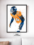 Champ Bailey Denver Broncos Football Art Poster