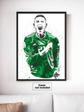 Edson Alvarez Mexico Soccer Futbol Art Poster