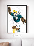 Swoop Mascot Philadelphia Eagles Football Art Poster