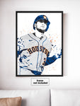 Jeremy Pena Houston Astros Baseball Art Poster