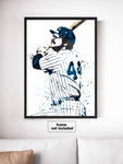 Reggie Jackson New York Yankees Baseball Art Poster