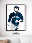 Giancario Stanton New York Yankees Baseball Art Poster