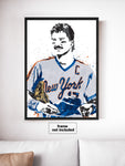 Keith Hernandez New York Mets Baseball Art Poster