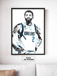 Kyrie Irving Dallas Mavericks Basketball Art Poster