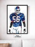 Lawrence Taylor New York Giants Football Art Poster