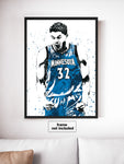 Karl-Anthony Towns Minnesota Timberwolves Basketball Art Poster