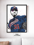 Max Scherzer Washington Nationals Baseball Art Poster