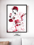 Chase Utley Philadelphia Phillies Baseball Art Poster