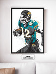 Jimmy Smith Jacksonville Jaguars Football Art Poster