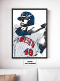 Torii Hunter Minnesota Twins Baseball Art Poster