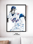 Pedro Martinez Montreal Expos Baseball Art Poster