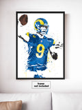 Matthew Stafford Los Angeles Rams Football Art Poster