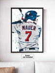 Joe Mauer Minnesota Twins Baseball Art Poster