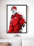 Andy Reid Kansas City Chiefs Football Art Poster