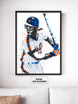 Darryl Strawberry New York Mets Baseball Art Poster