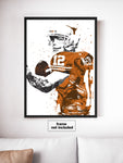 Colt McCoy Texas Longhorns NCAA College Art Poster