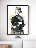 Bill Cowher Pittsburgh Steelers Football Art Poster