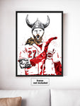 Jake Fraley Cincinnati Reds Baseball Art Poster