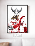 Jake Fraley Cincinnati Reds Baseball Art Poster